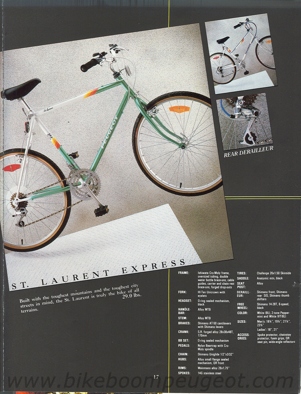 Peugeot 1988 USA Brochure